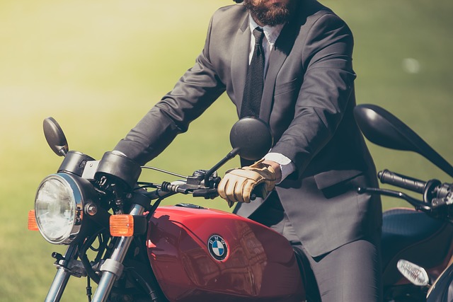 Ride a-bike-in-a-suit